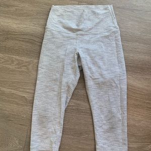 Lululemon wunder under cropped leggings